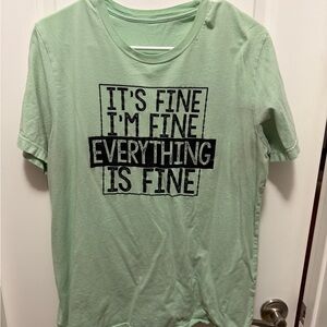 Amazon Light Green Graphic Tee